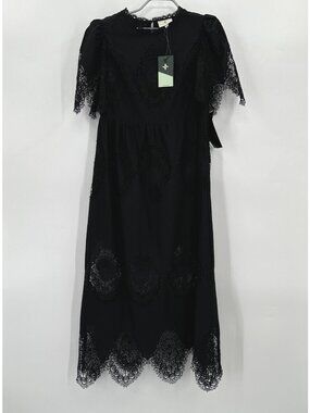 Tuckernuck Black Catalina Midi Dress sz XS NWT